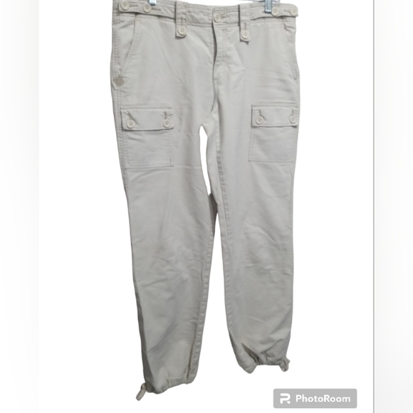 American Eagle Pants, Women's Size 12, Khaki Cargo Jogger Style, Casual Gorpcore - Picture 2 of 15